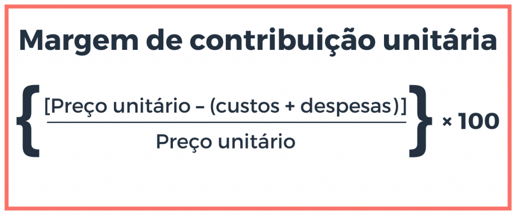 Fórmula margem de contribuição