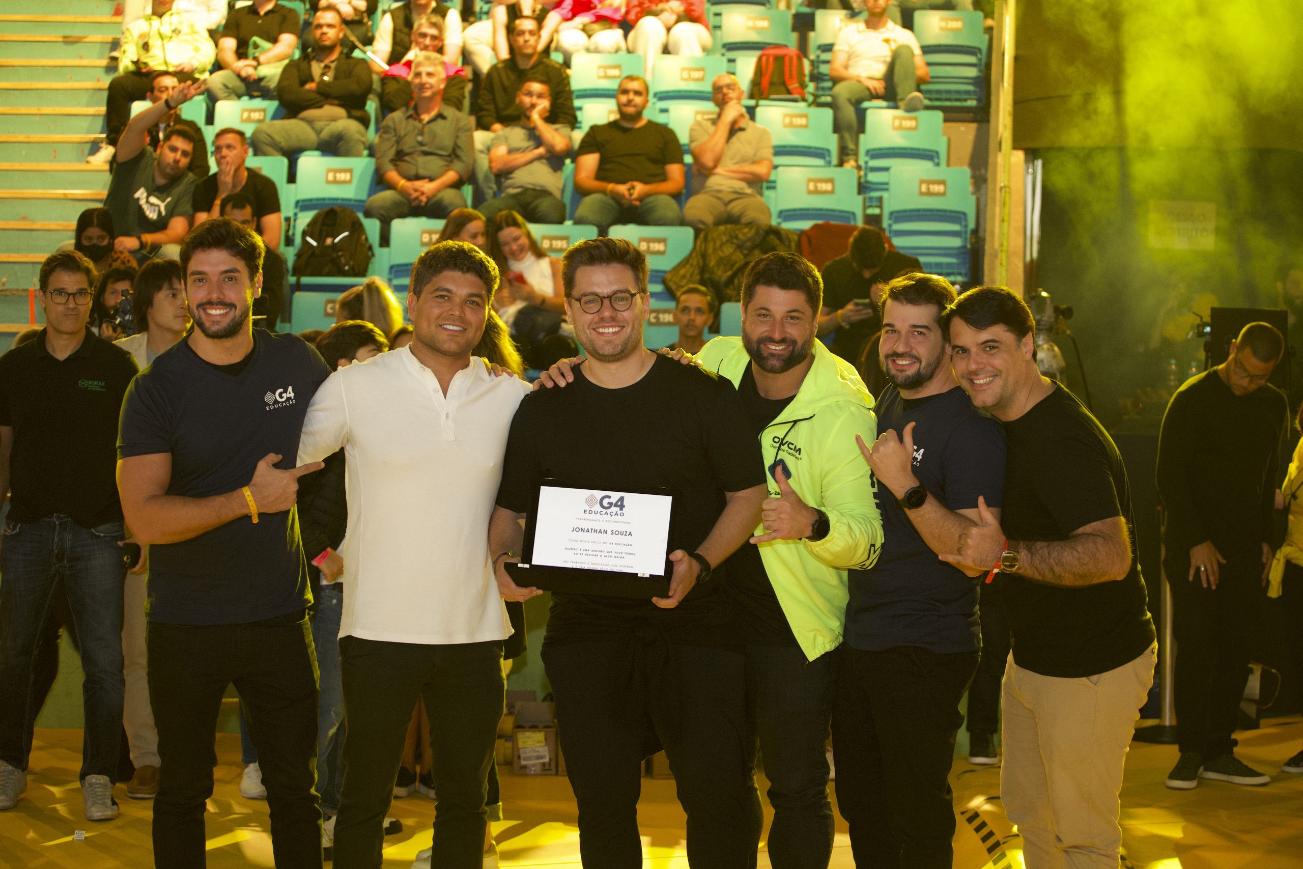 Jonathan Souza, diretor de vendas e mais novo sócio do G4 Educação, como parte dos incentivos de stock options da empresa