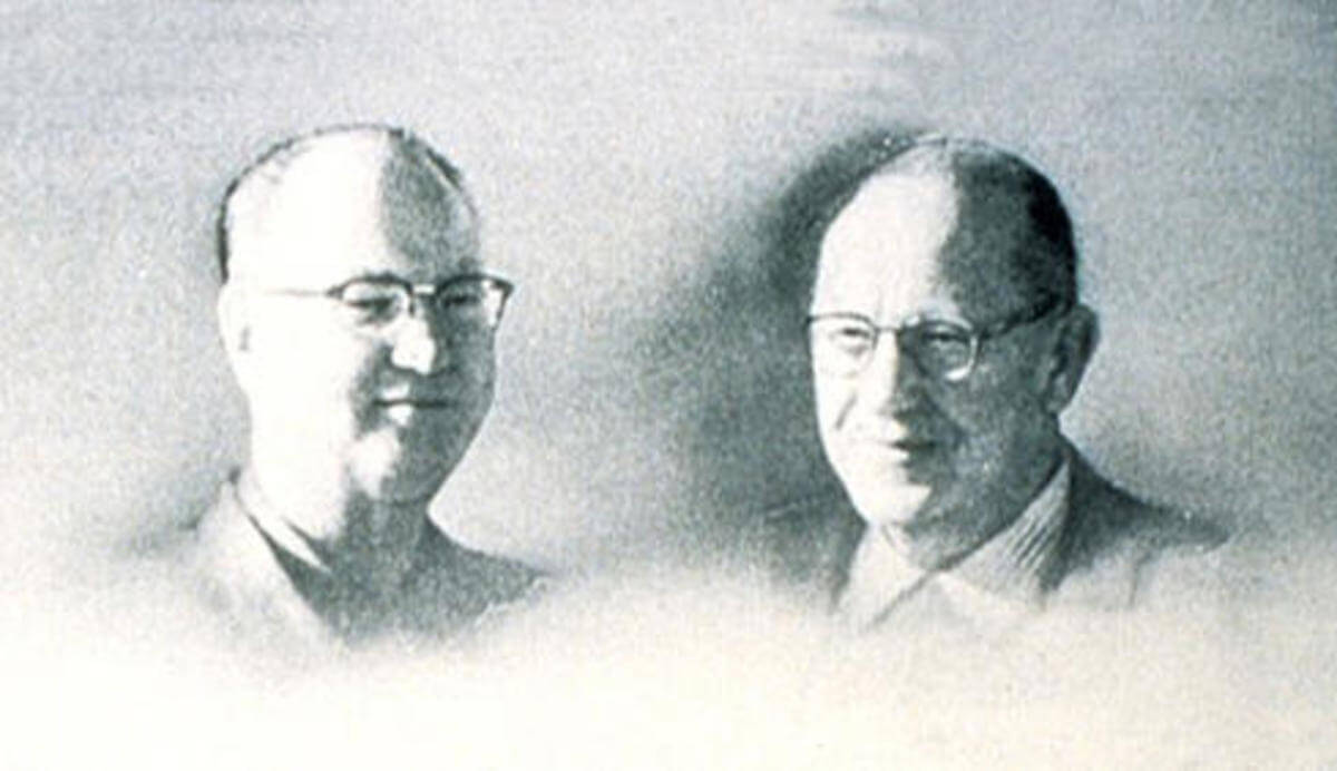  os irmãos Richard “Dick” e Maurice “Mac” McDonald, fundadores do mcdonald