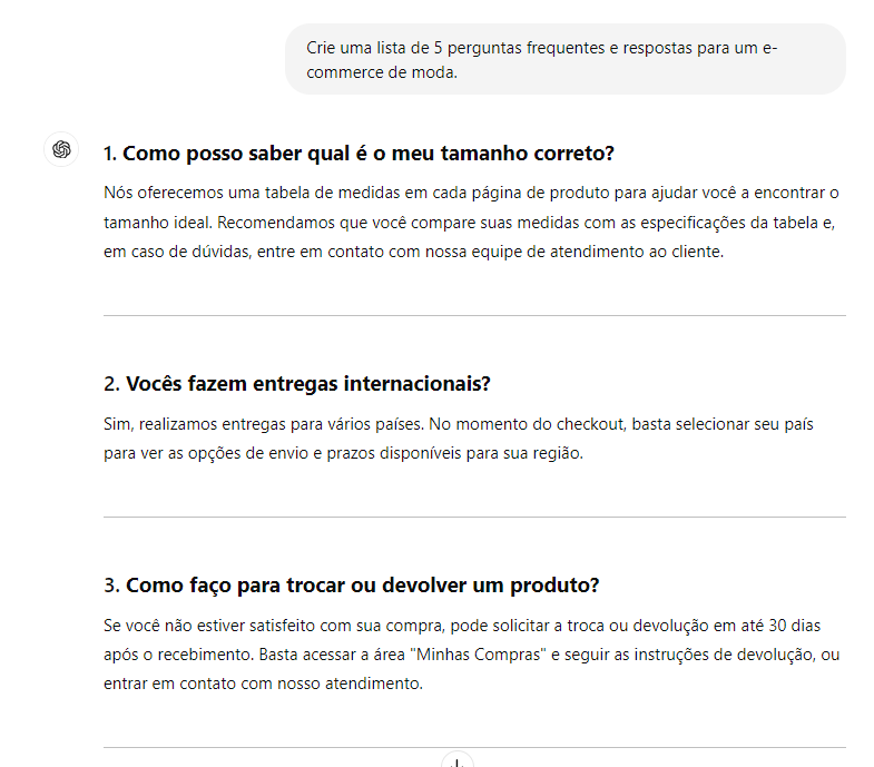 Prompt 9 do Chat GPT para gerar um texto eficaz