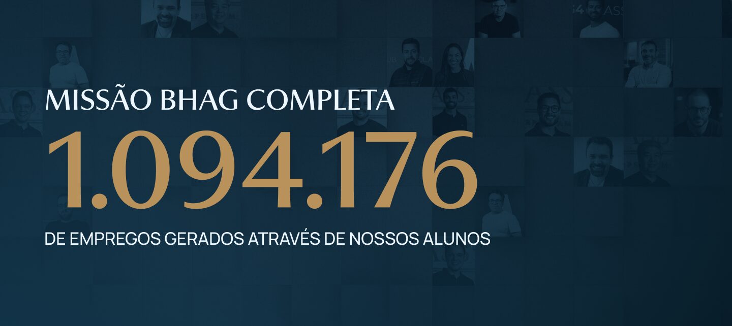 Mais de 1 milhão de empregos gerados, bhag G4